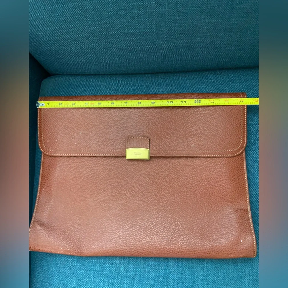 Vintage Nazarene Gabrielli Leather Copper Red Brown Portfolio Large Case Unisex